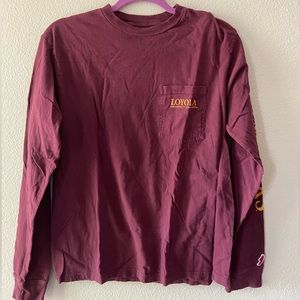 Loyola University Chicago Longsleeve Shirt | Size S | Red/Maroon/Yellow